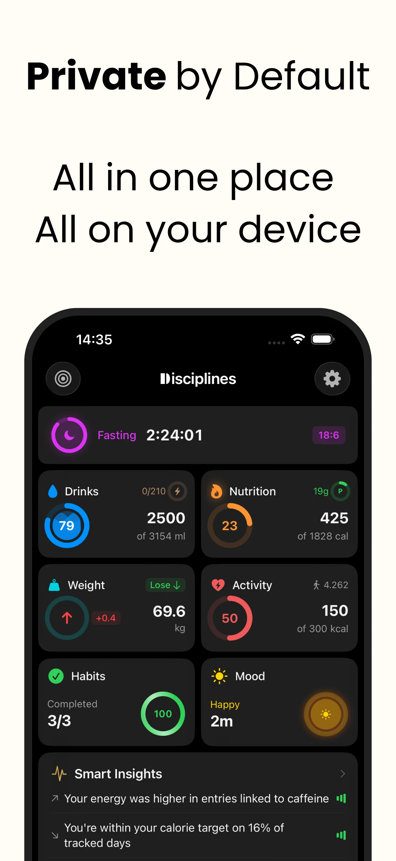 Disciplines app screenshot 1